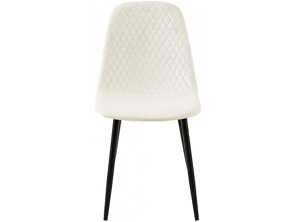 chaise salle à manger - Velours - Blanc crème - Giverny