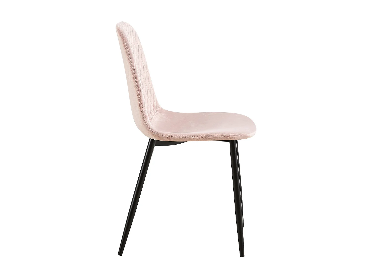 chaise salle à manger - Velours - Rose - Giverny