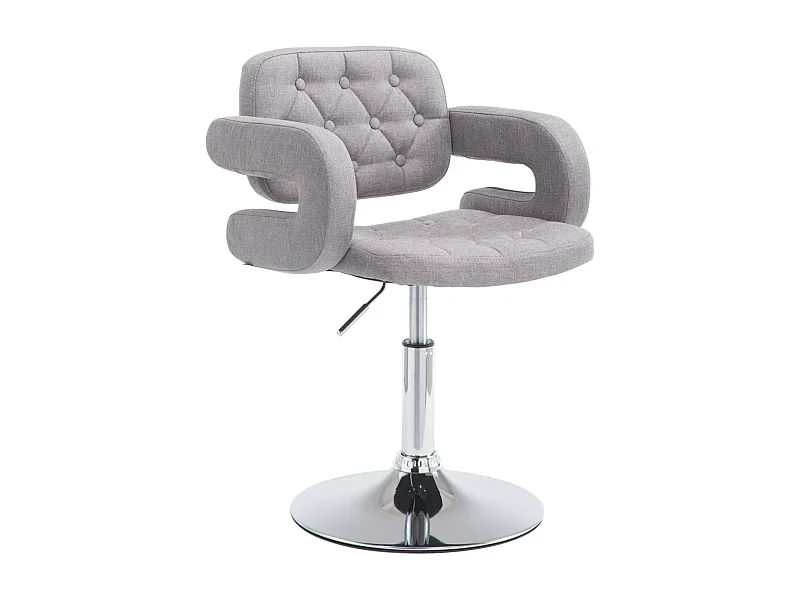 Fauteuil Lounge Dublin tissu - Gris76.00