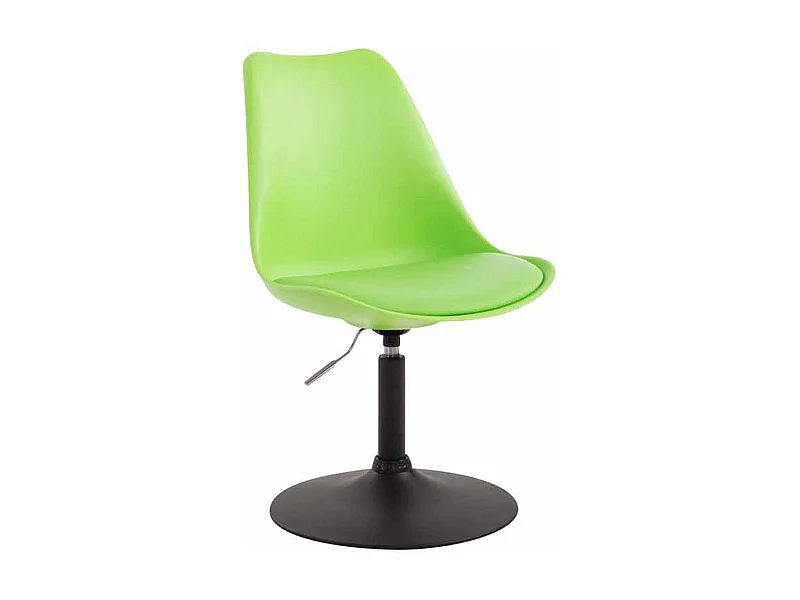 chaise salle à manger - Plastique & Noir - Vert - Maverick