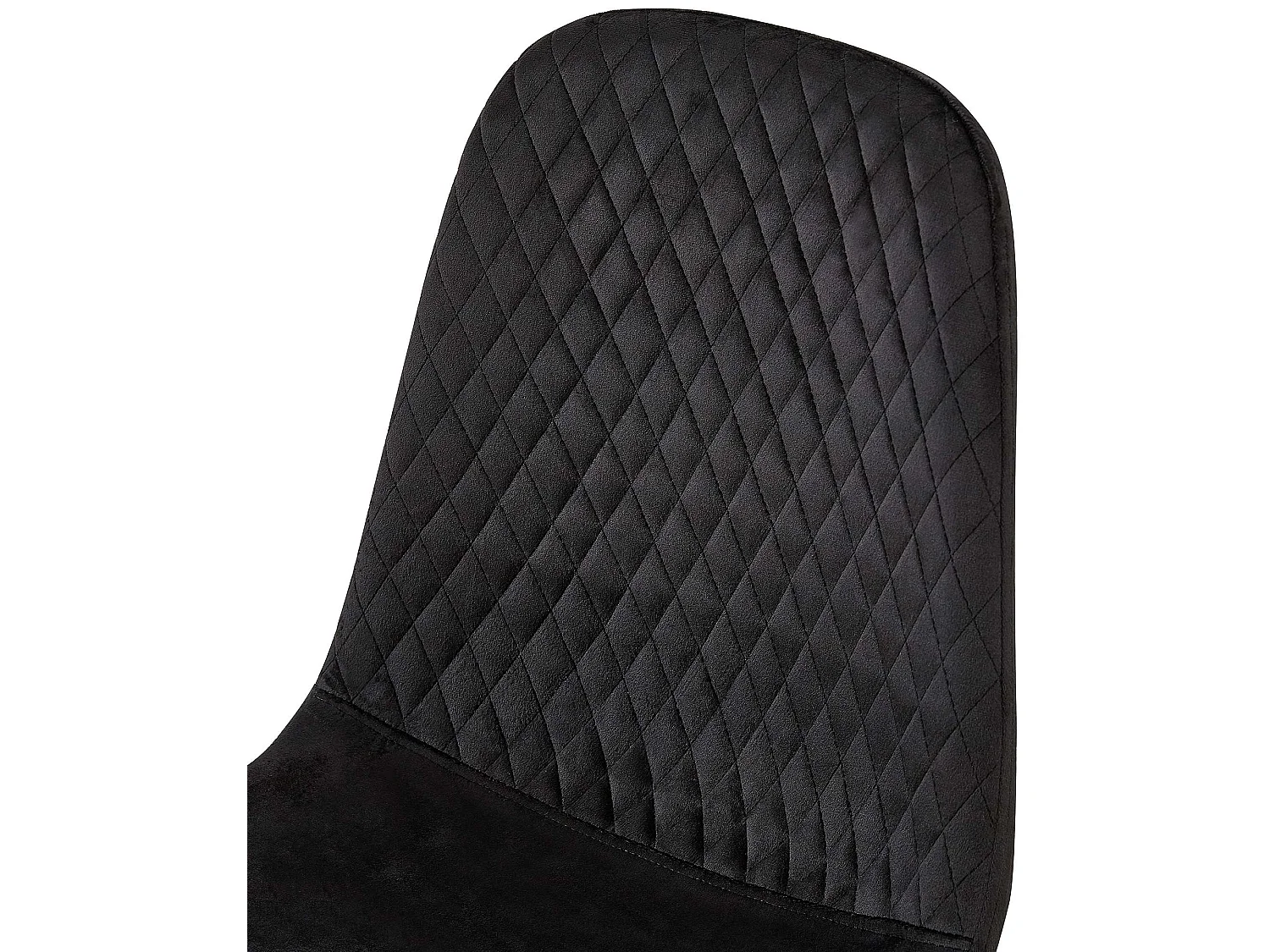 chaise salle à manger - Velours - Noir - Giverny