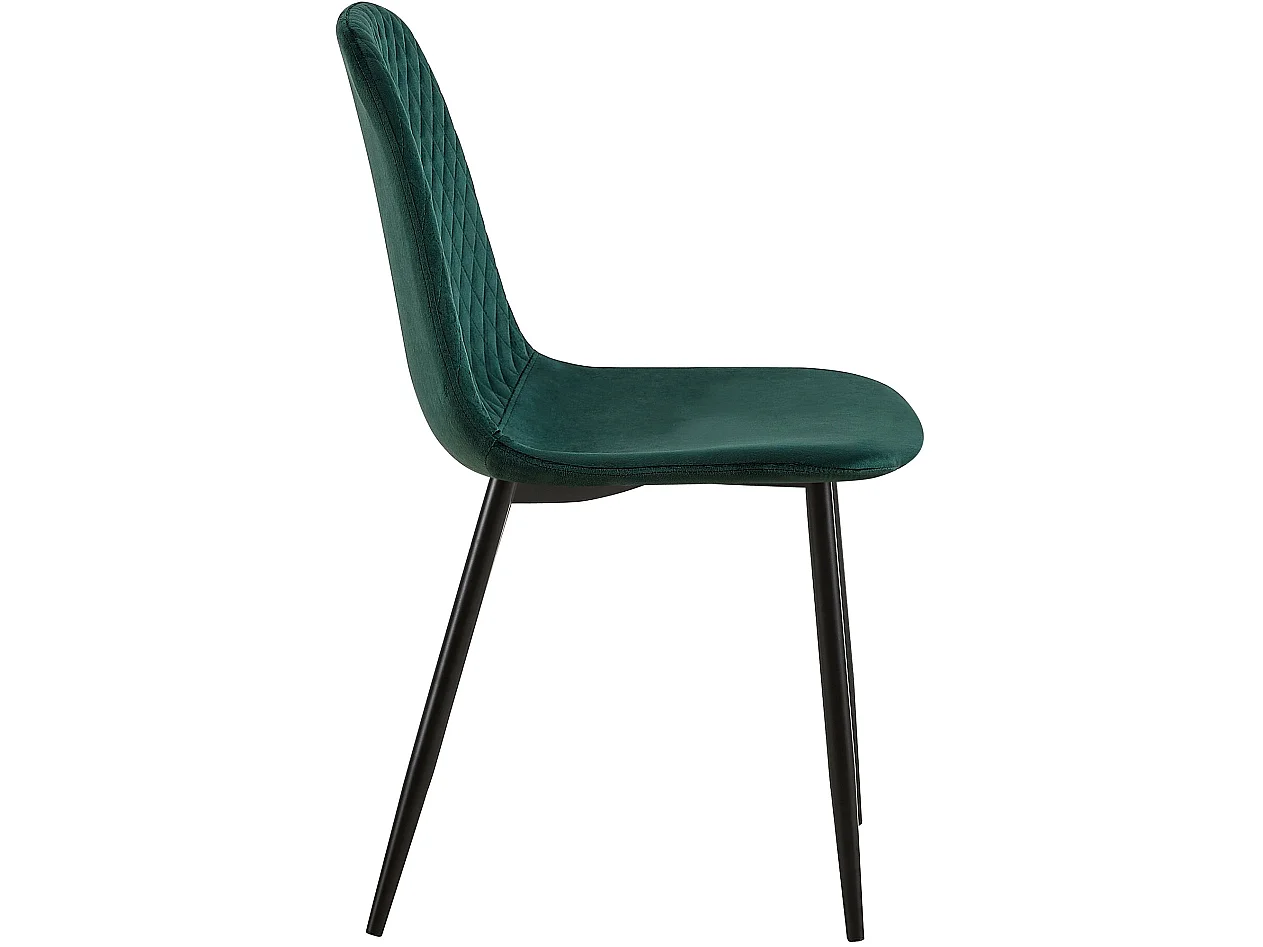 chaise salle à manger - Velours - Vert - Giverny