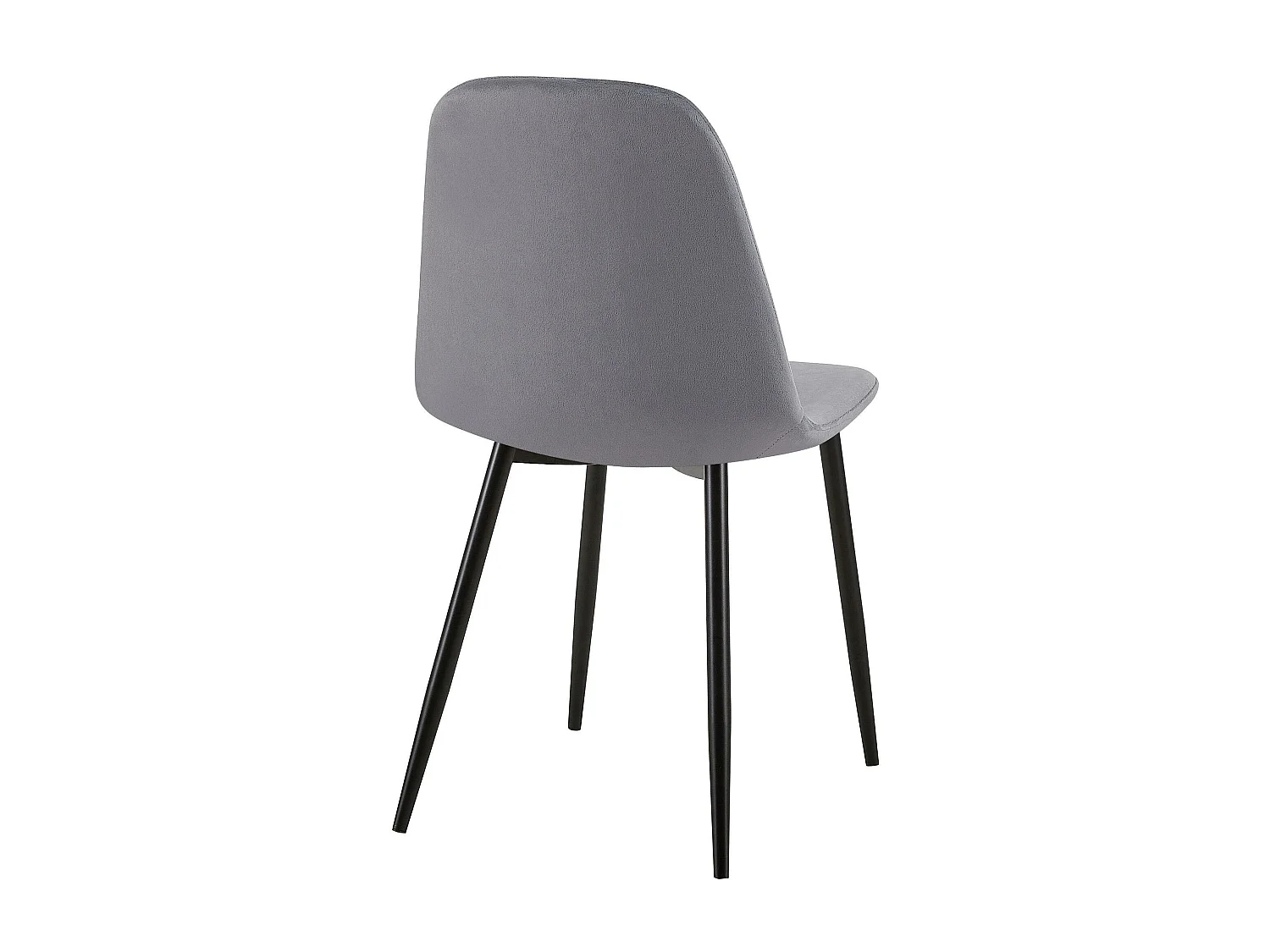 Eetkamerstoelen - Fluweel - grijs - Giverny