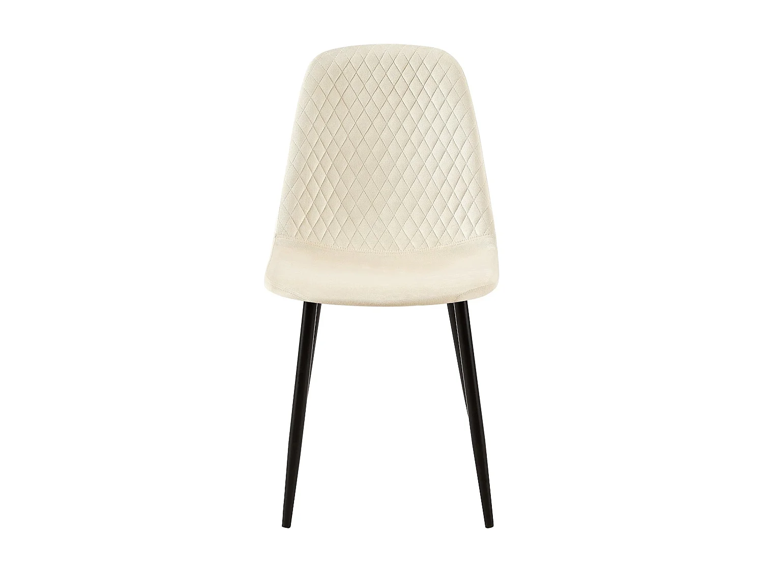 chaise salle à manger - Velours - Crème - Giverny