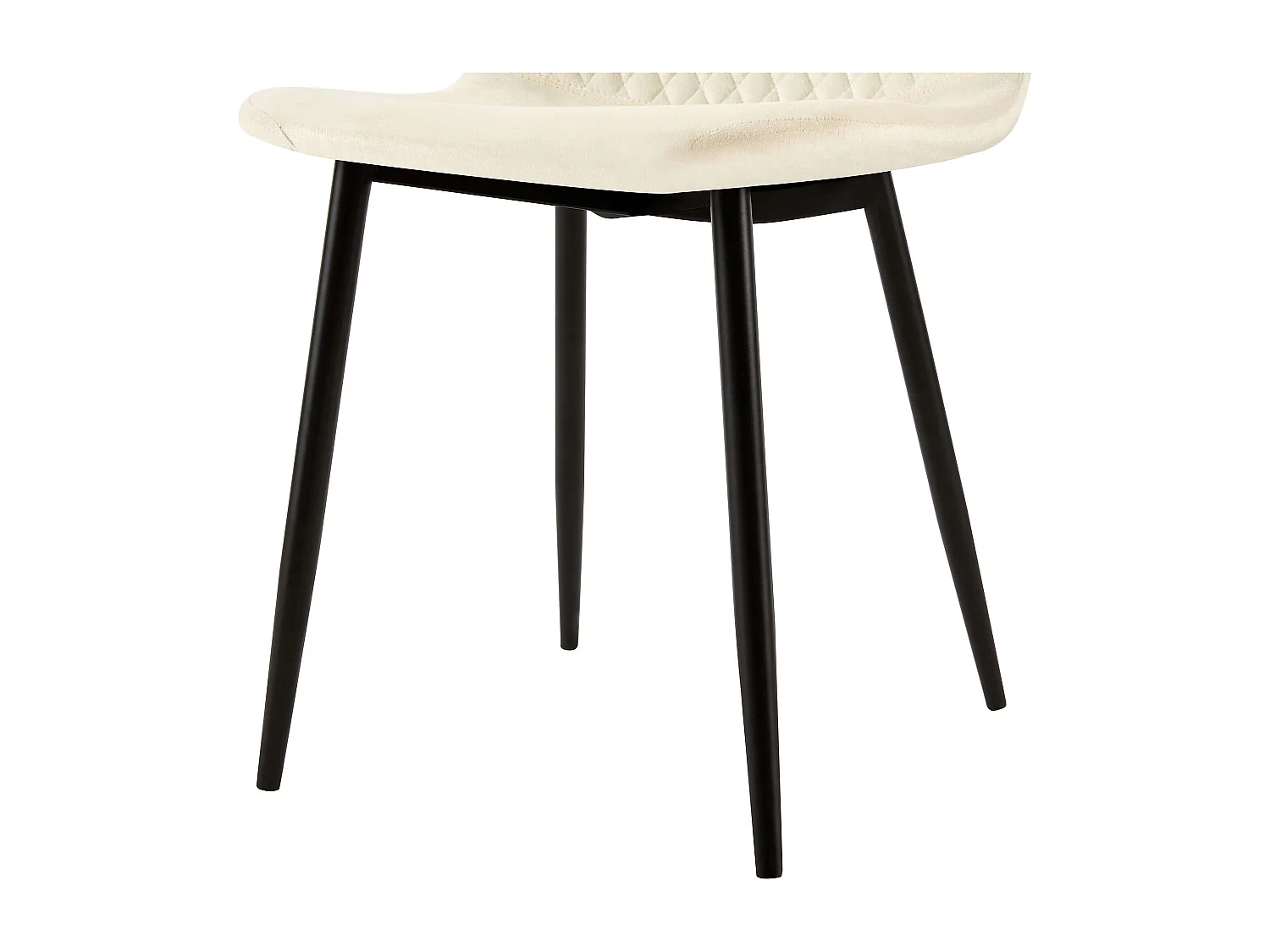 chaise salle à manger - Velours - Crème - Giverny