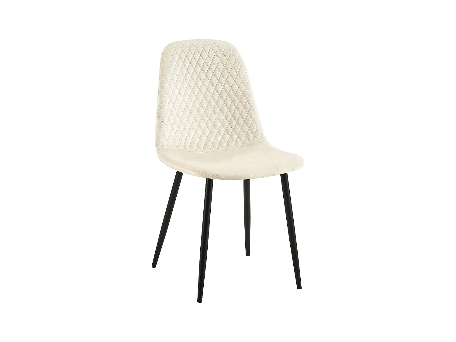 chaise salle à manger - Velours - Crème - Giverny