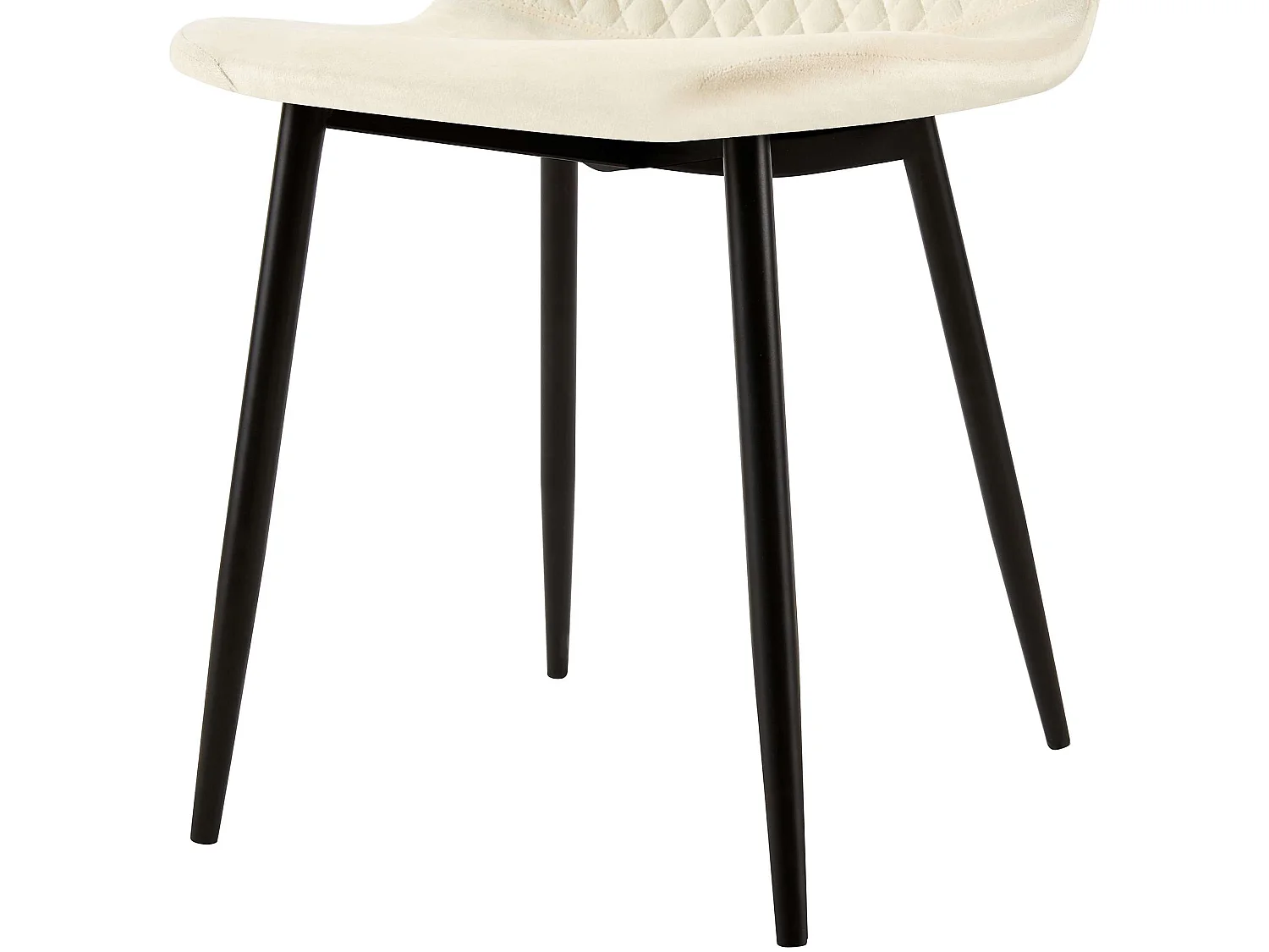 chaise salle à manger - Velours - Crème - Giverny