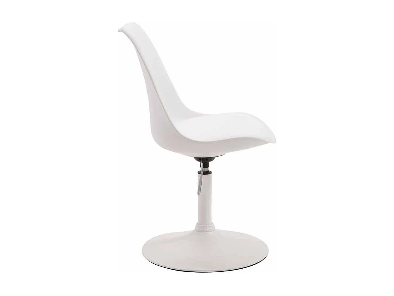 chaise salle à manger - Plastique & Blanc - Blanc - Maverick