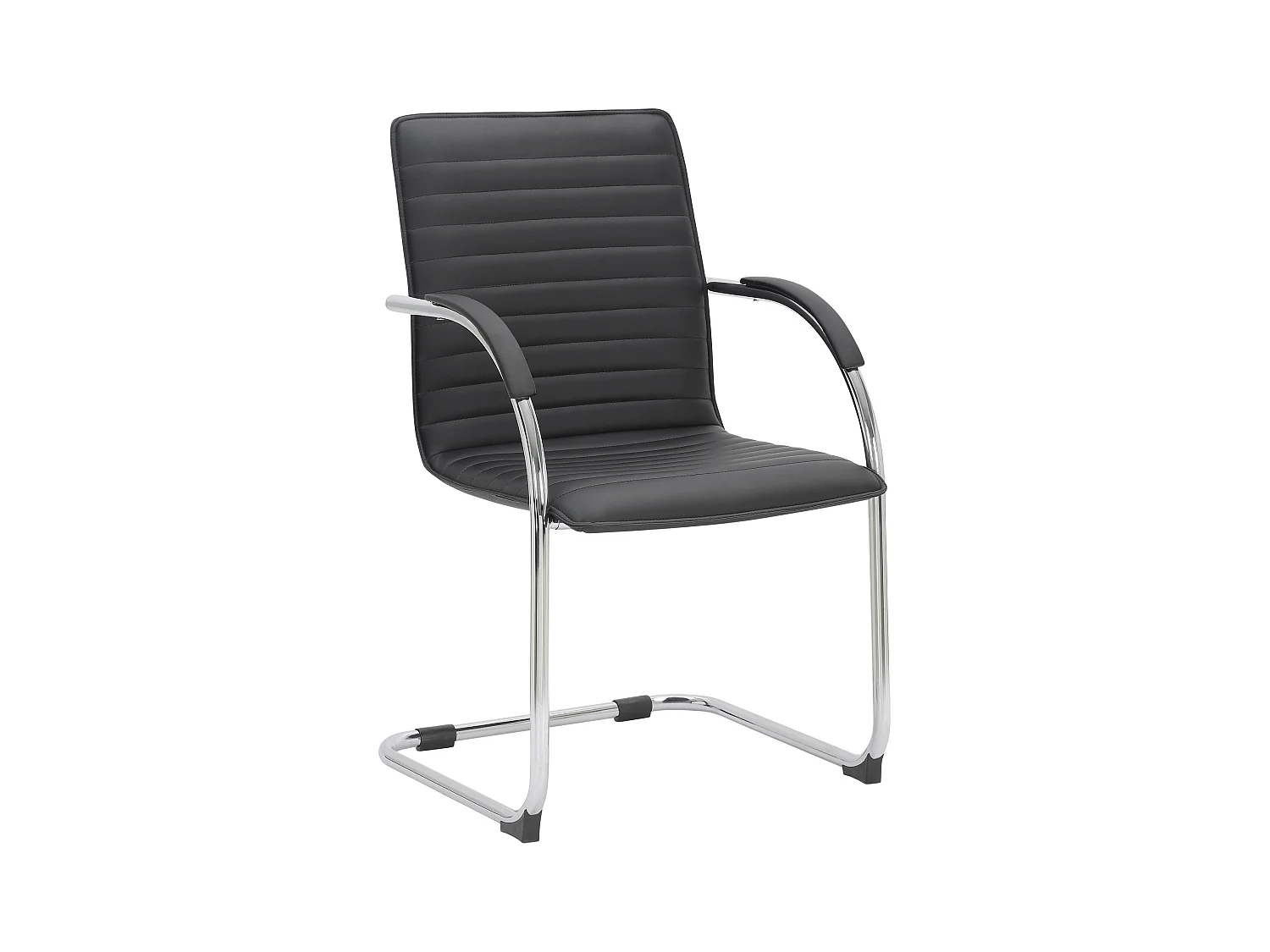 chaises oscillantes - Similicuir - Noir - Tira
