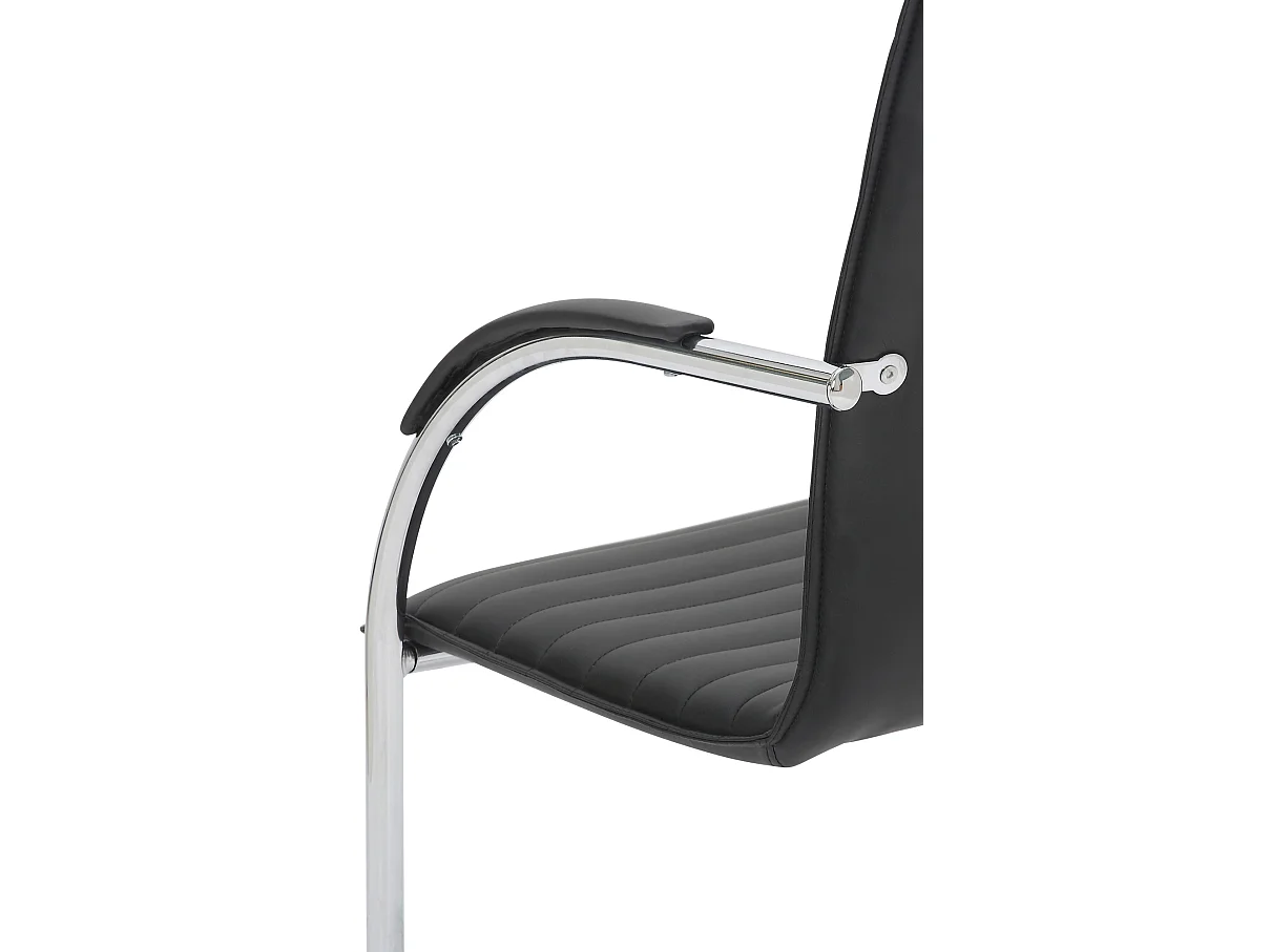 chaises oscillantes - Similicuir - Noir - Tira