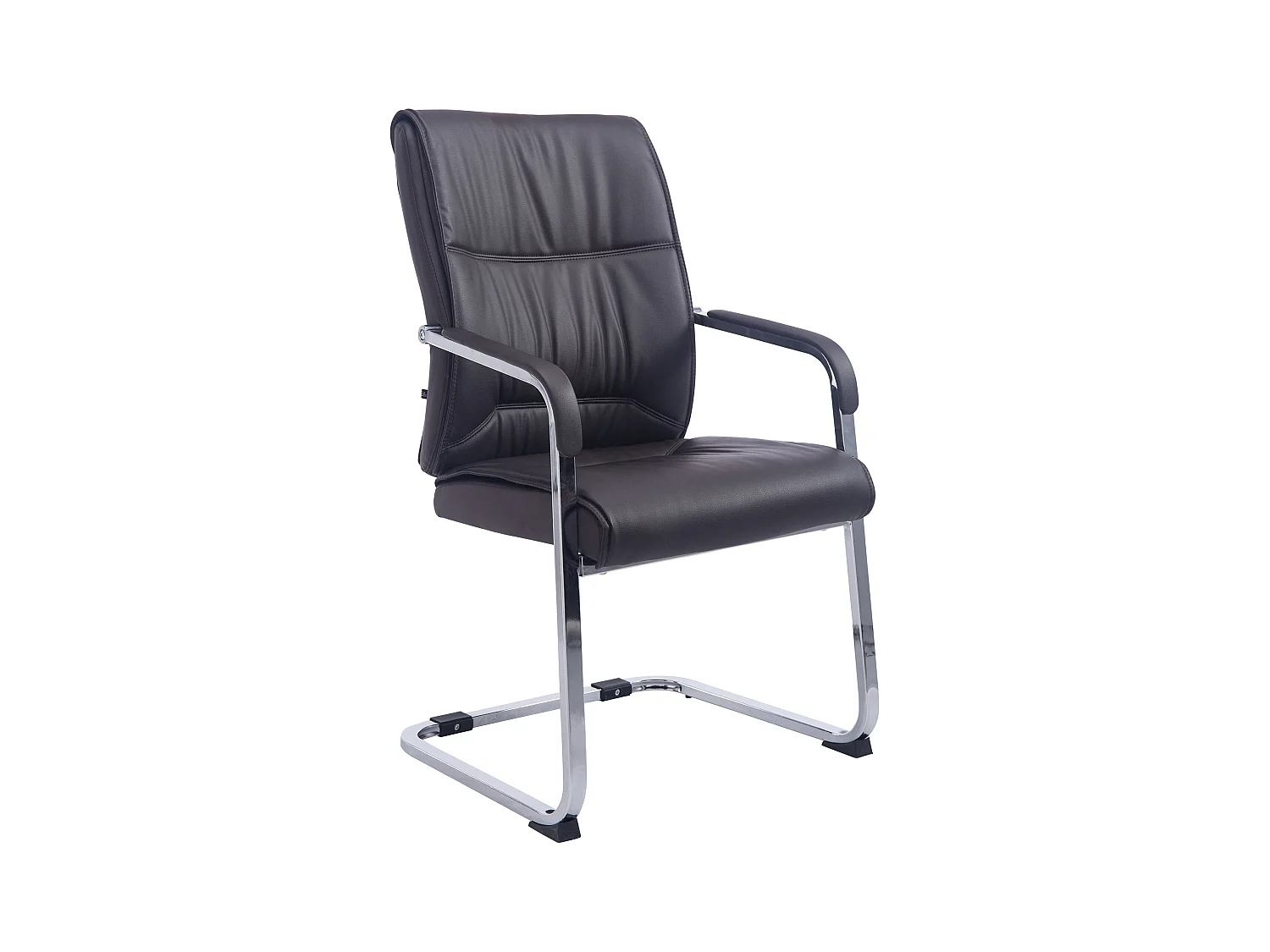 schommelstoelen - Kunstleer & wit - bruin - XL Anubis