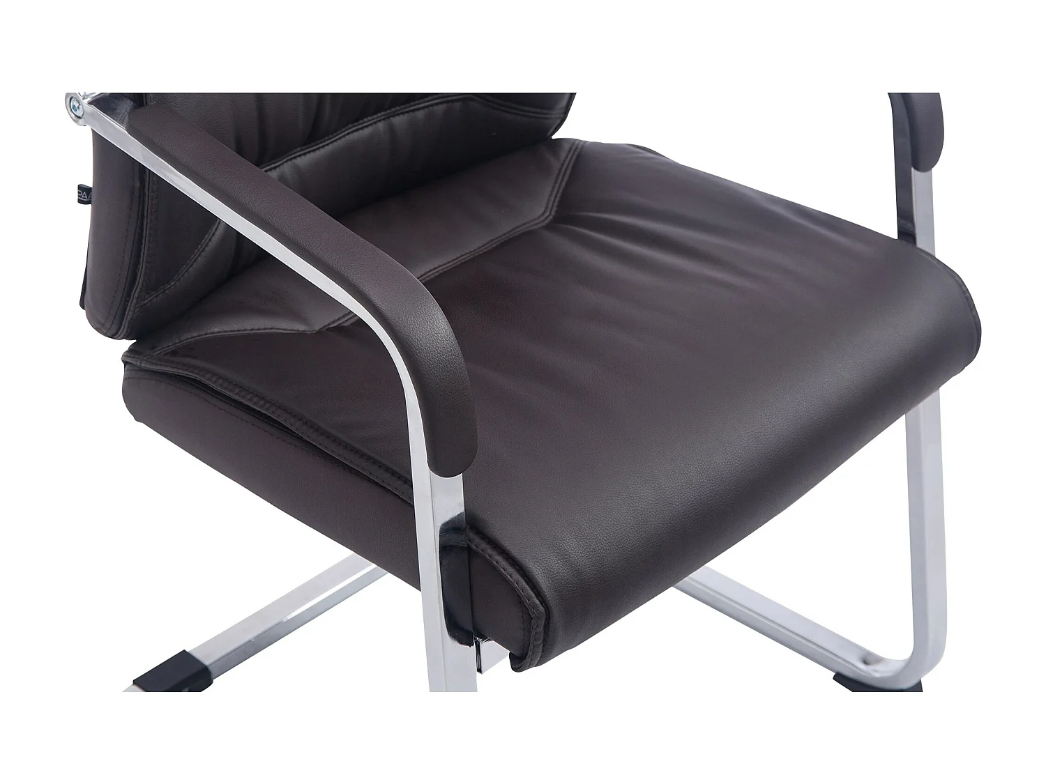 chaises oscillantes - Similicuir & Blanc - Marron - XL Anubis