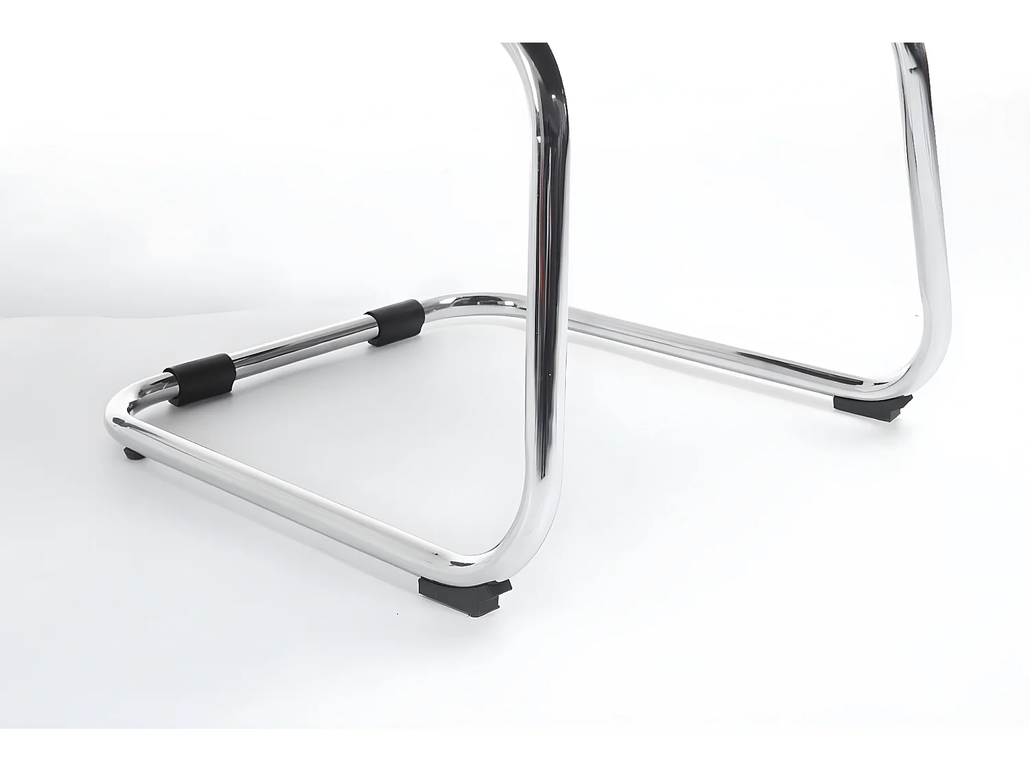 chaises oscillantes - Similicuir & Acier inoxydable - Marron - Attila