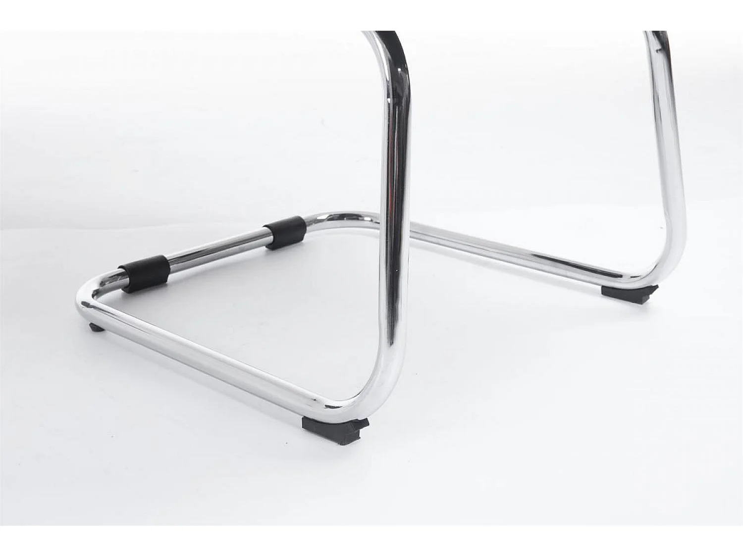 chaises oscillantes - Similicuir & Acier inoxydable - Marron - Attila