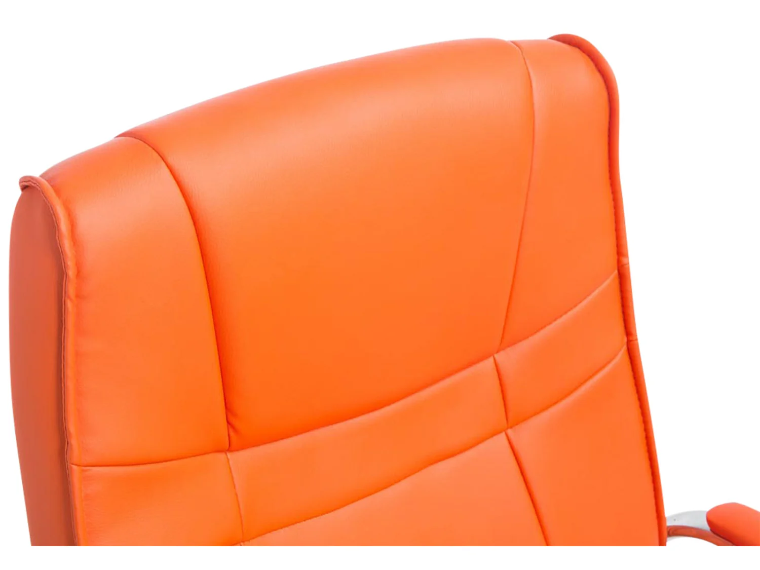 Lot de 2  chaises oscillantes - Similicuir & Nature - Orange - Attila