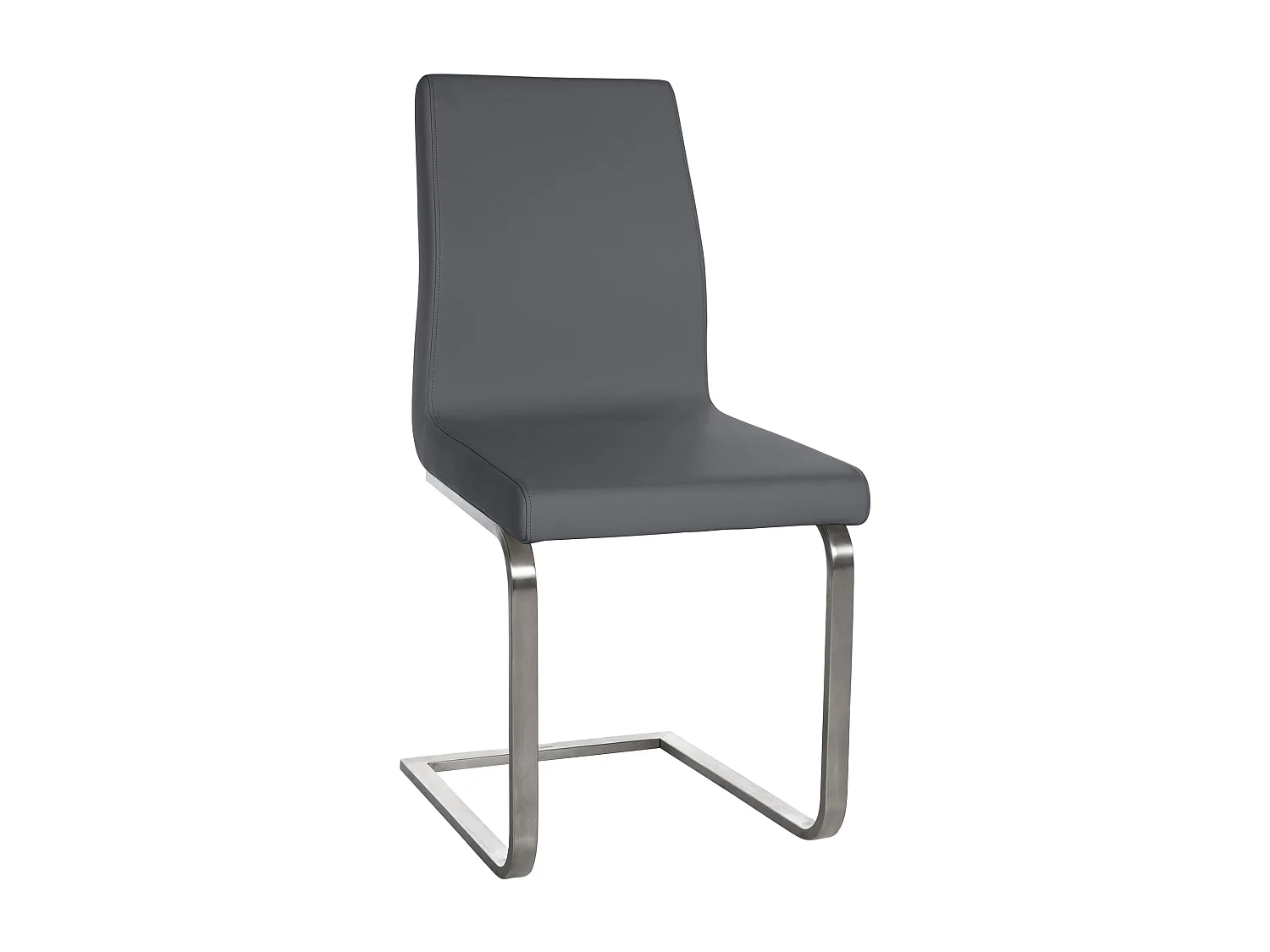 chaises oscillantes - Similicuir - Gris - Belfort