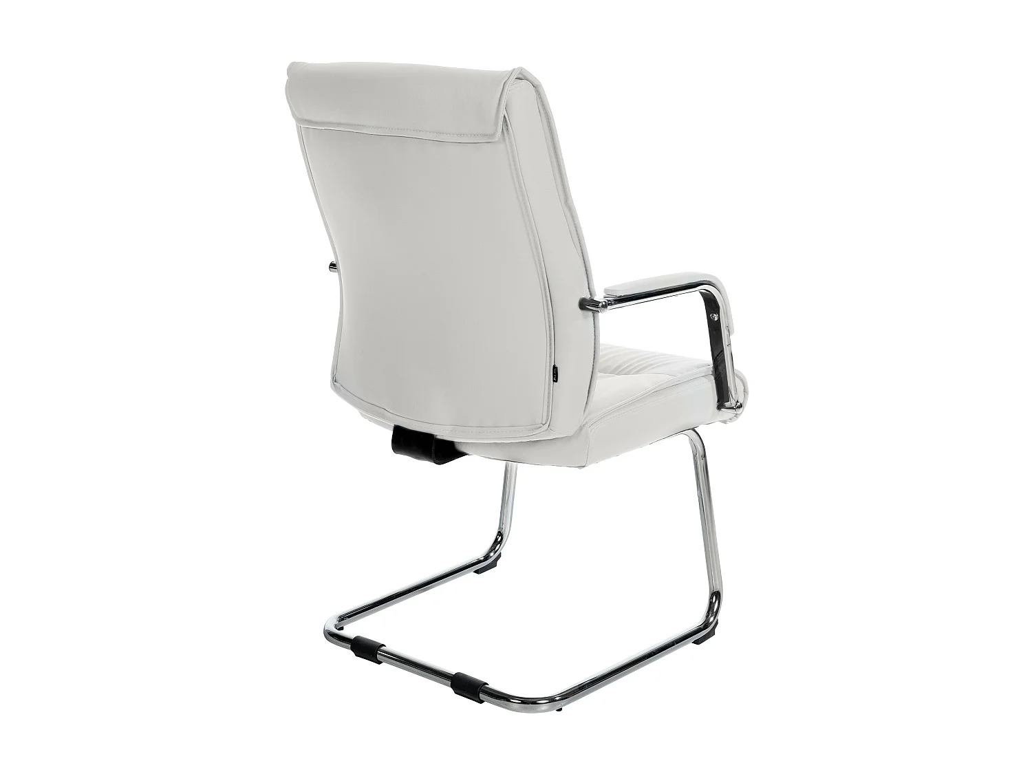 Lot de 2  chaises oscillantes - Similicuir - Blanc - Sievert