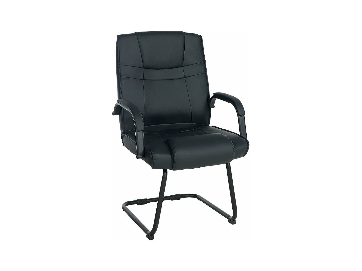 chaises oscillantes - Similicuir & Antique clair - Noir / Noir - Attila