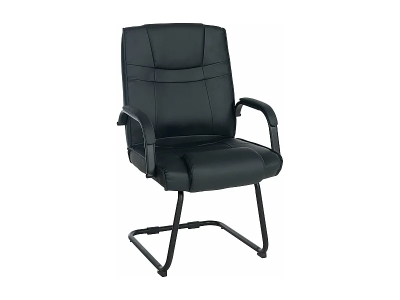 chaises oscillantes - Similicuir & Antique clair - Noir / Noir - Attila