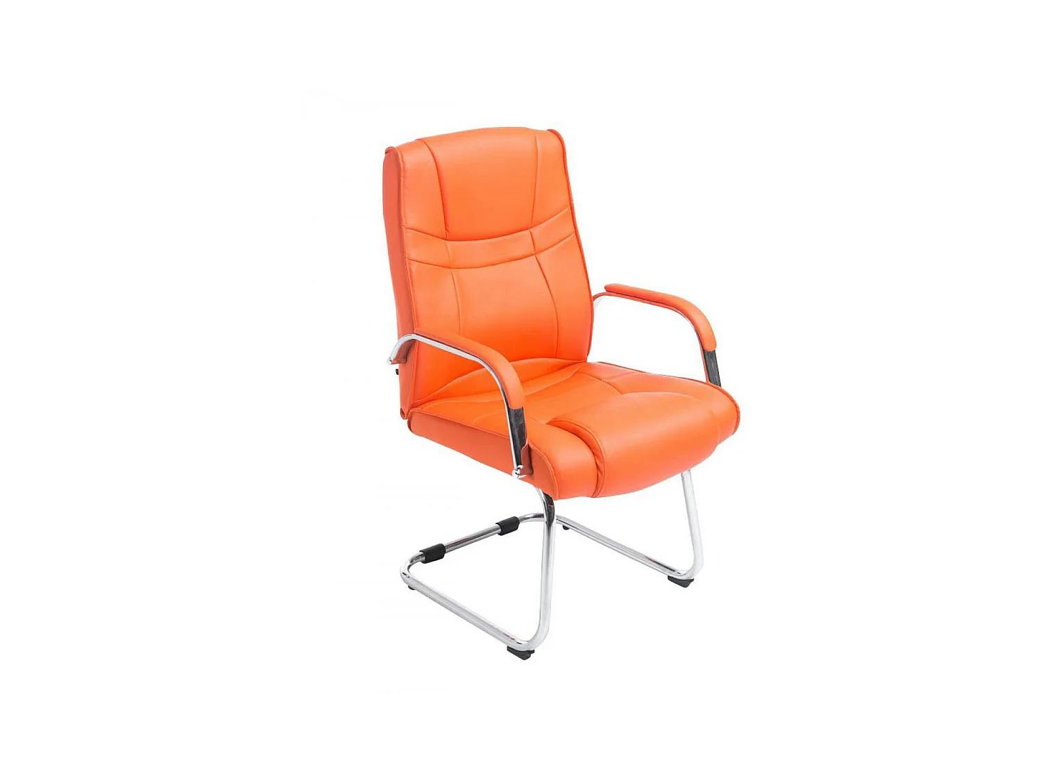 chaises oscillantes - Similicuir - Orange - Attila