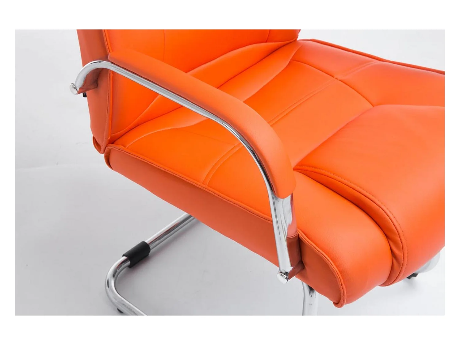 chaises oscillantes - Similicuir - Orange - Attila
