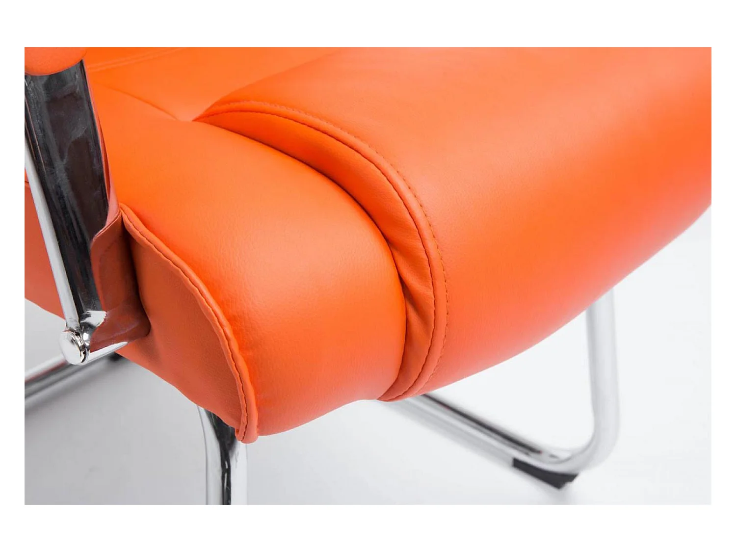 chaises oscillantes - Similicuir - Orange - Attila
