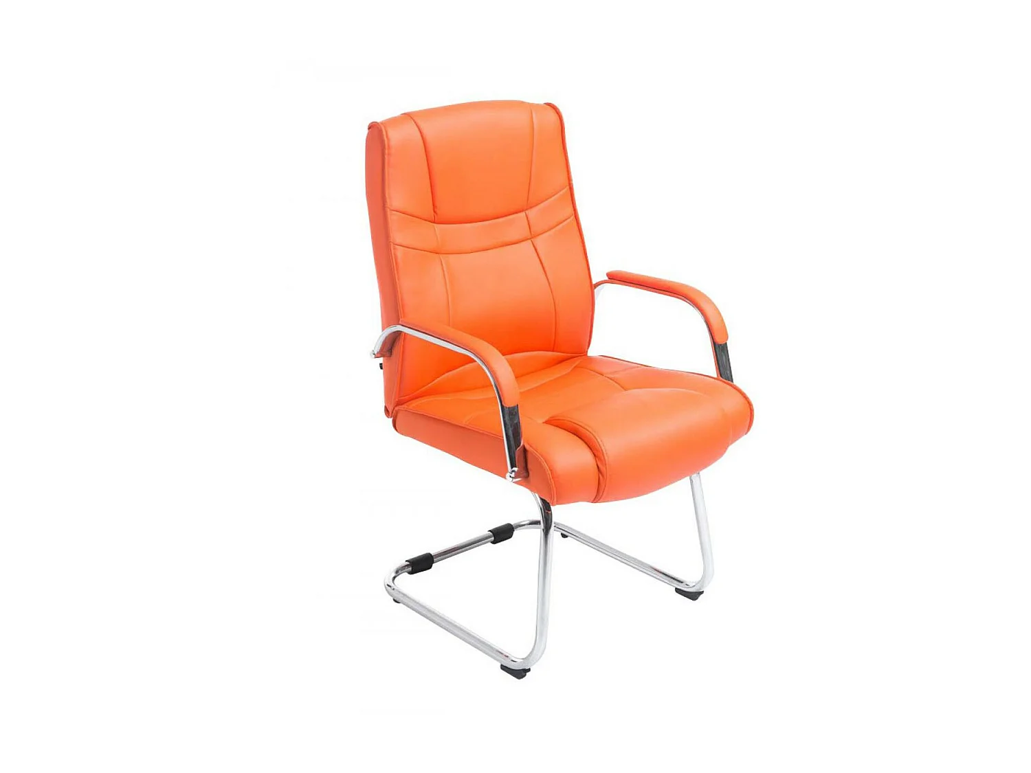 chaises oscillantes - Similicuir - Orange - Attila