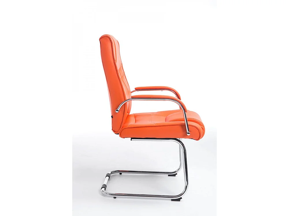 chaises oscillantes - Similicuir - Orange - Attila