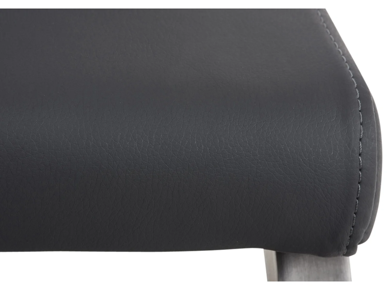 Lot de 2  chaises oscillantes - Similicuir & Nature - Gris - Belfort