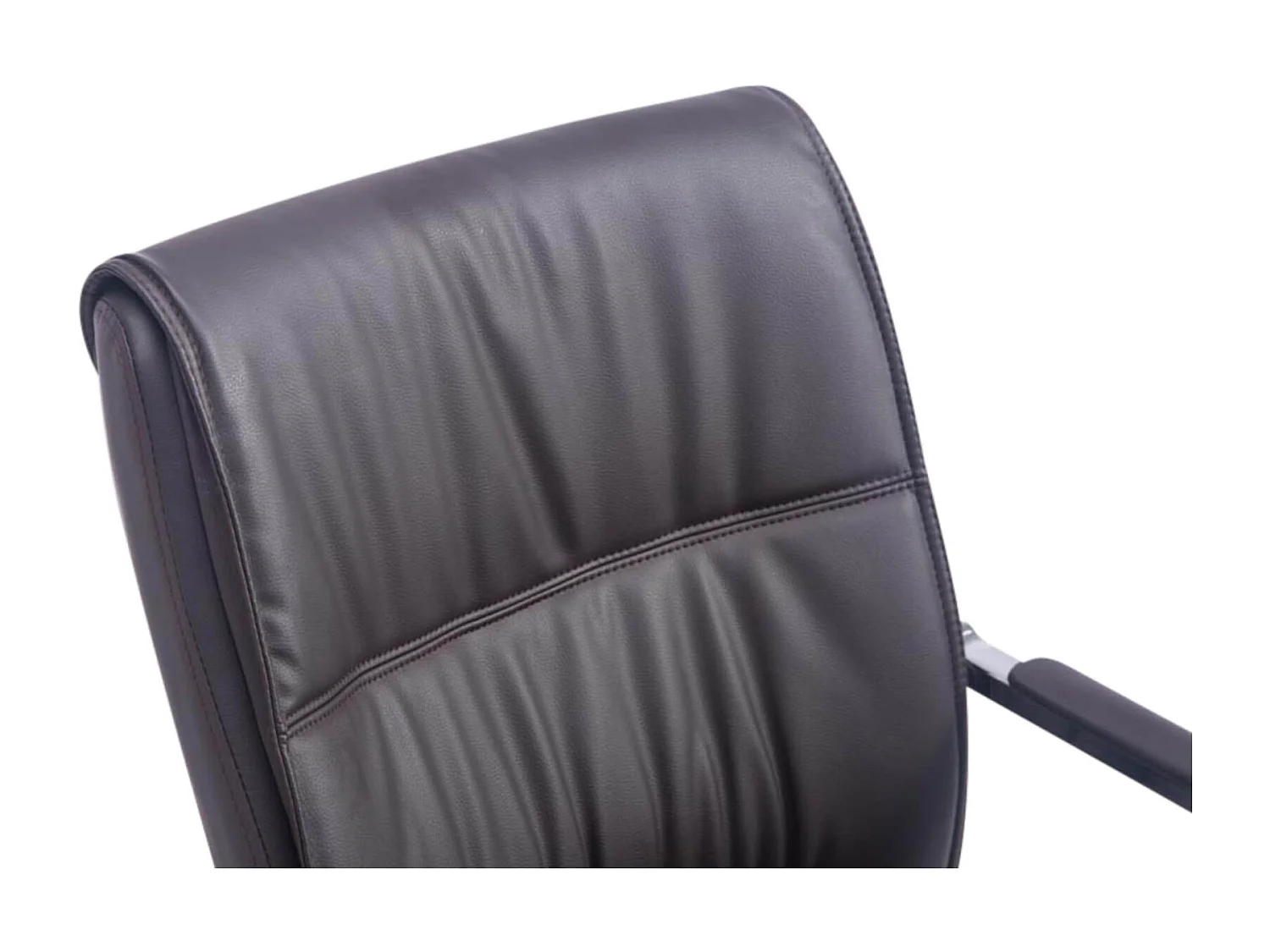 Lot de 2  chaises oscillantes - Similicuir & Nature - Marron - Anubis