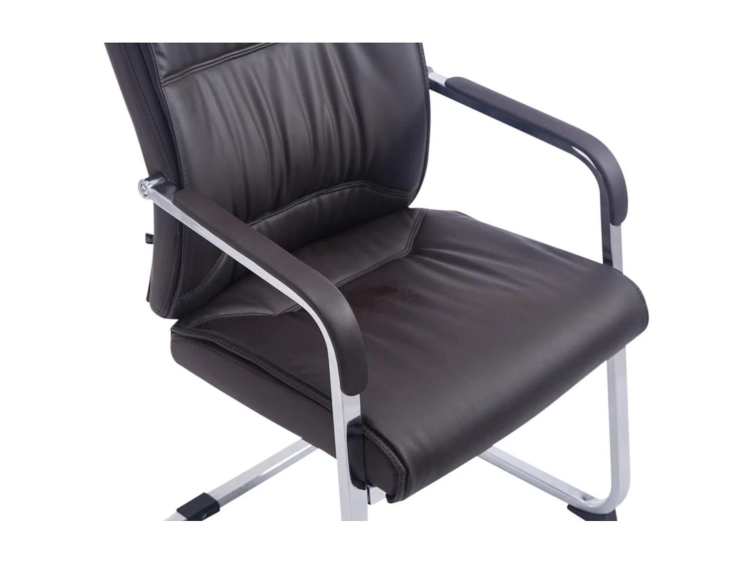 Lot de 2  chaises oscillantes - Similicuir & Nature - Marron - Anubis