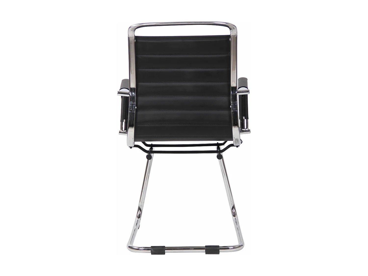 2er Set Freischwinger Stuhl - Kunstleder - schwarz - Balve