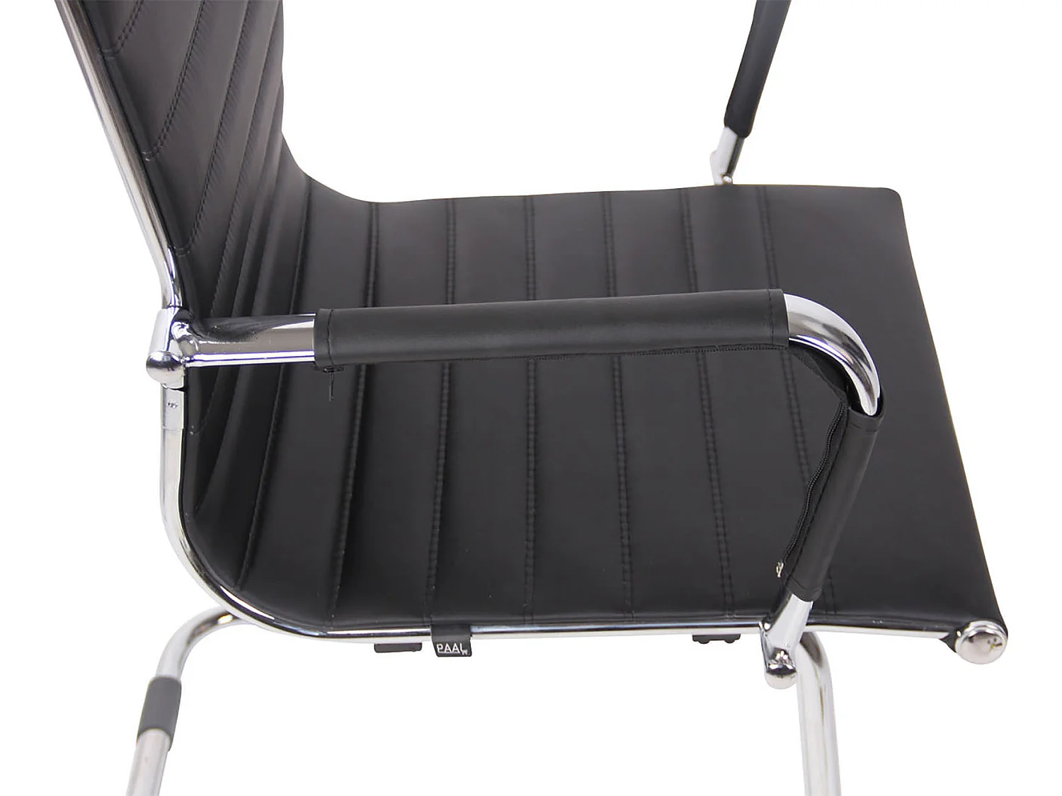 2er Set Freischwinger Stuhl - Kunstleder - schwarz - Balve