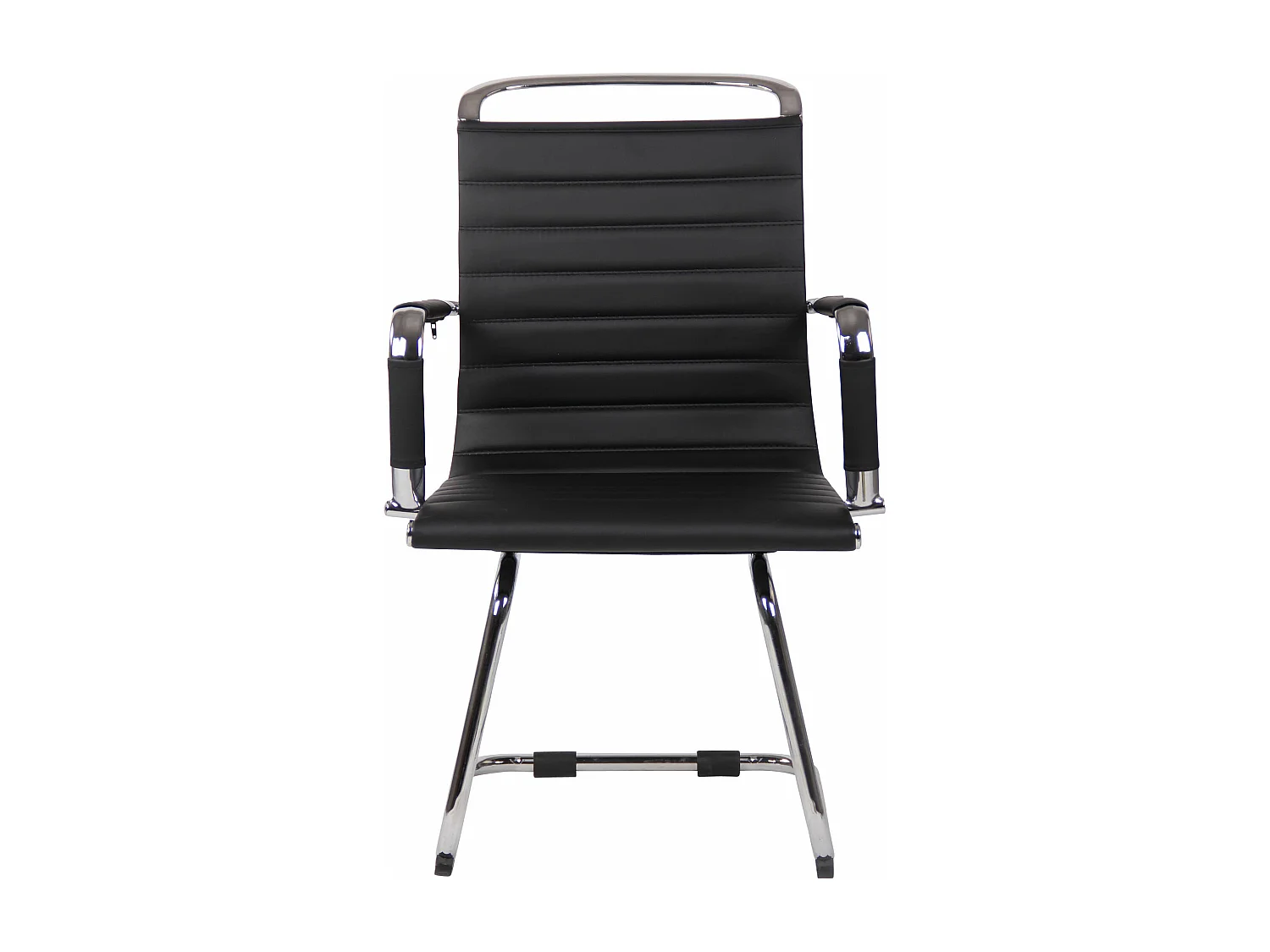 2er Set Freischwinger Stuhl - Kunstleder - schwarz - Balve