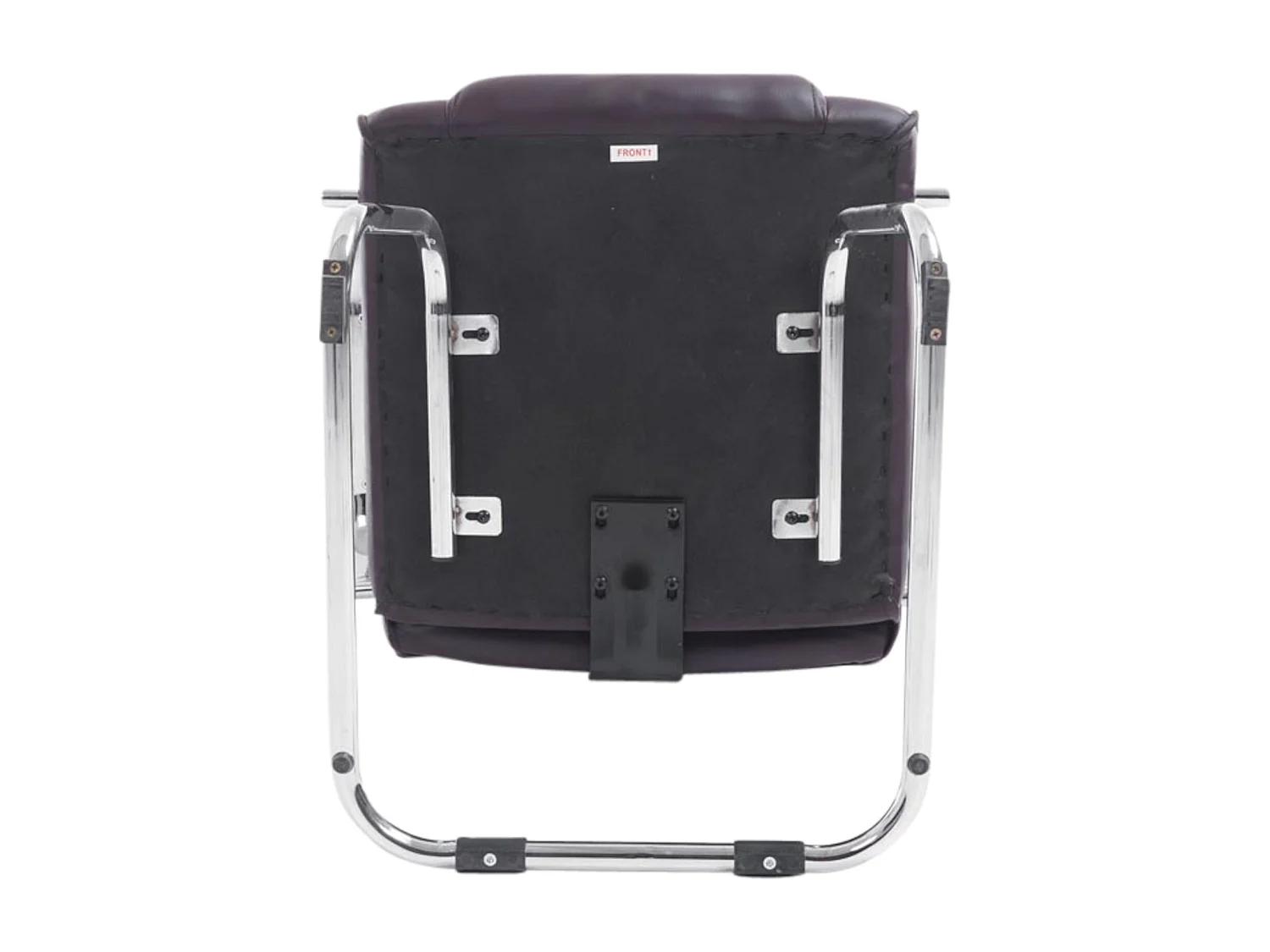 Lot de 2  chaises oscillantes - Similicuir & Nature - Marron - Attila