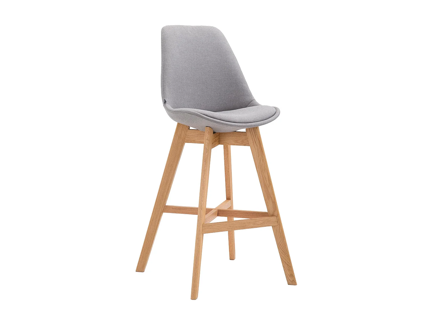 Tabouret de bar - Tissu & Nature - Gris - Cannes