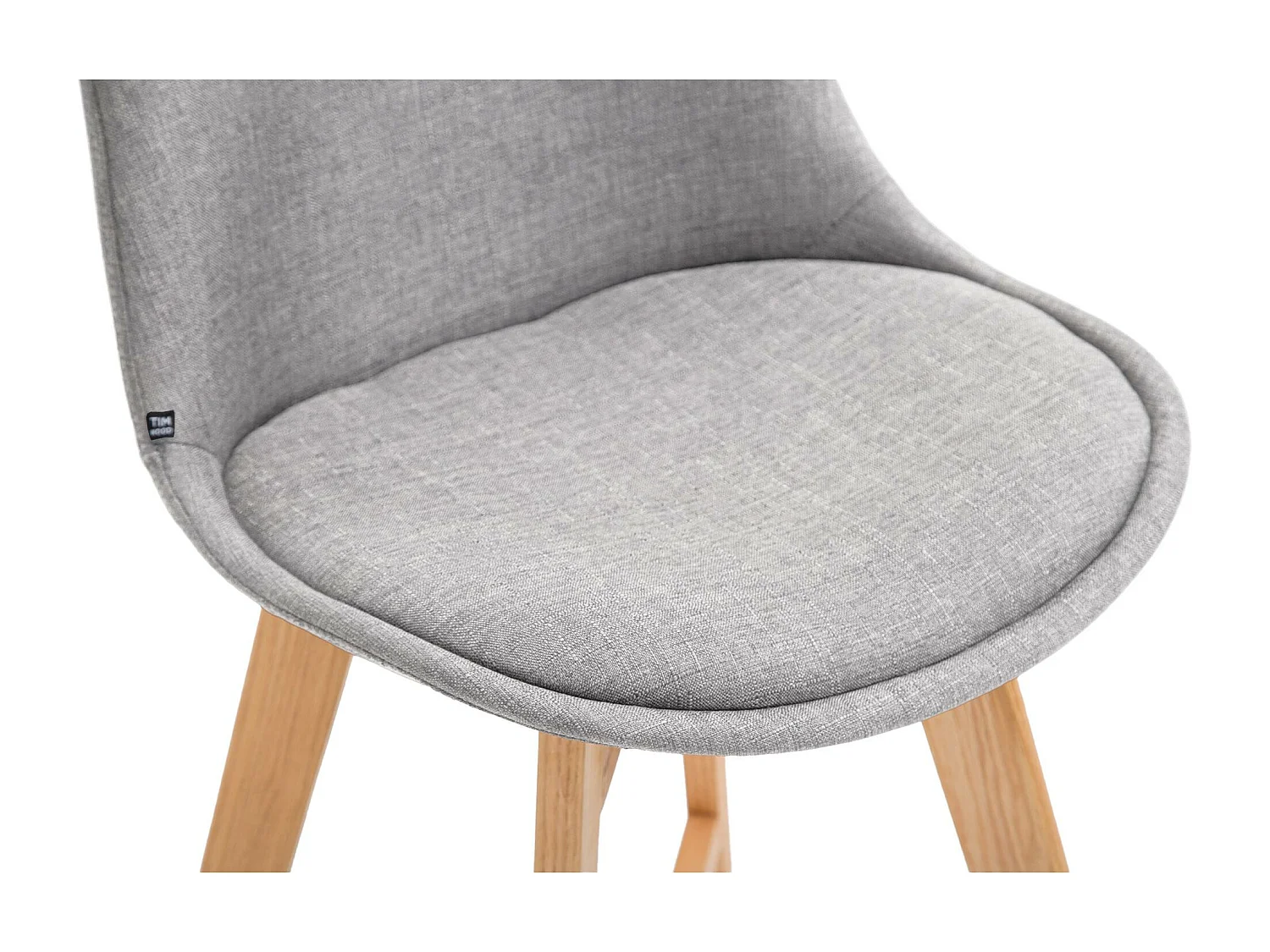 Tabouret de bar - Tissu & Nature - Gris - Cannes