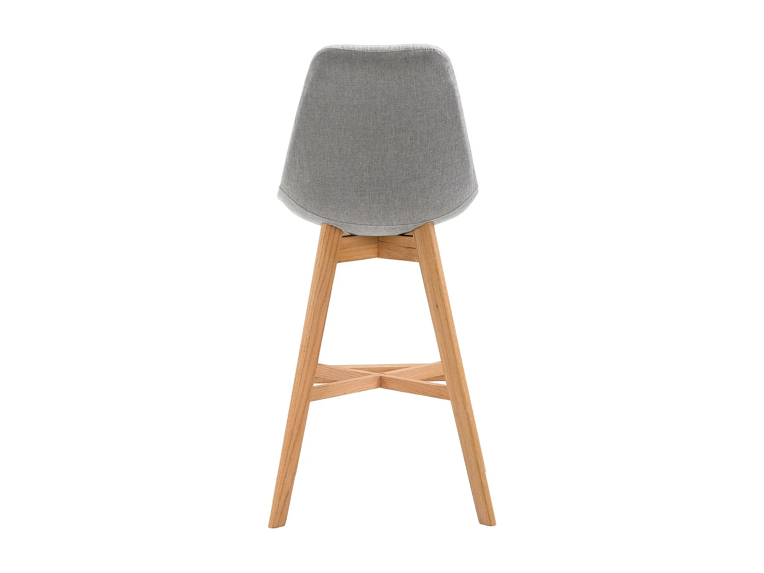 Tabouret de bar - Tissu & Nature - Gris - Cannes