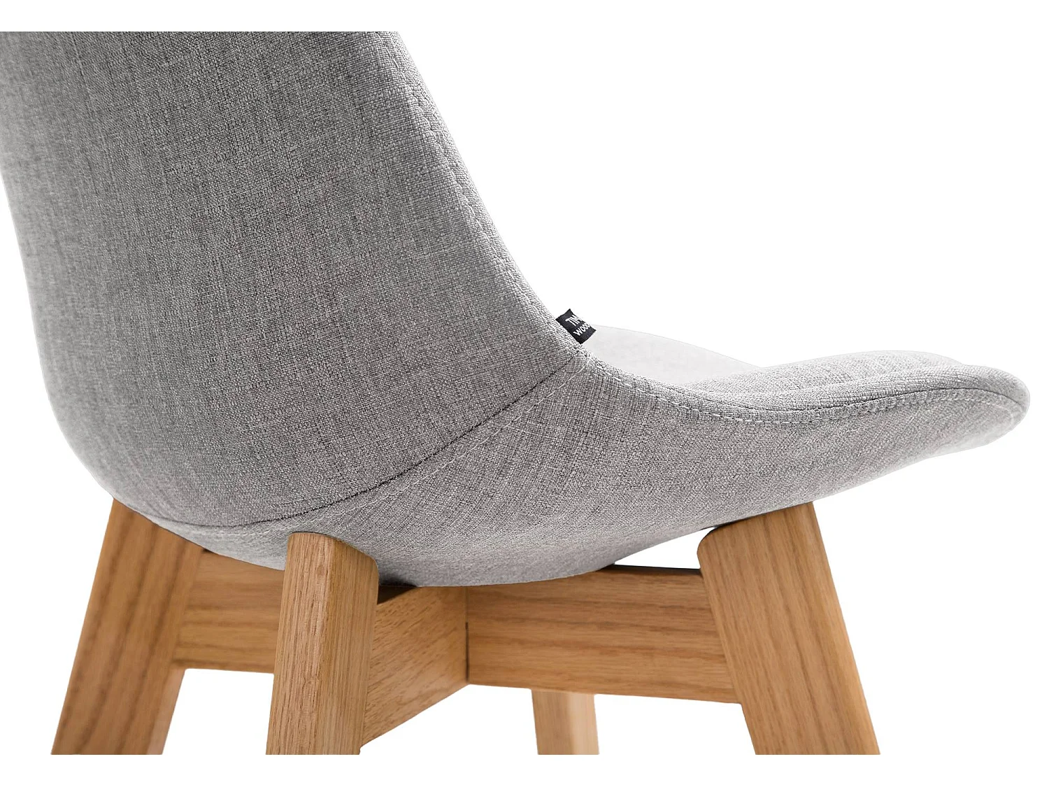 Tabouret de bar - Tissu & Nature - Gris - Cannes