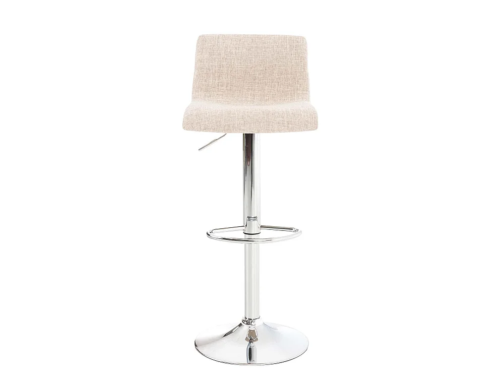 Tabouret de bar - Tissu - Crème - Hoover