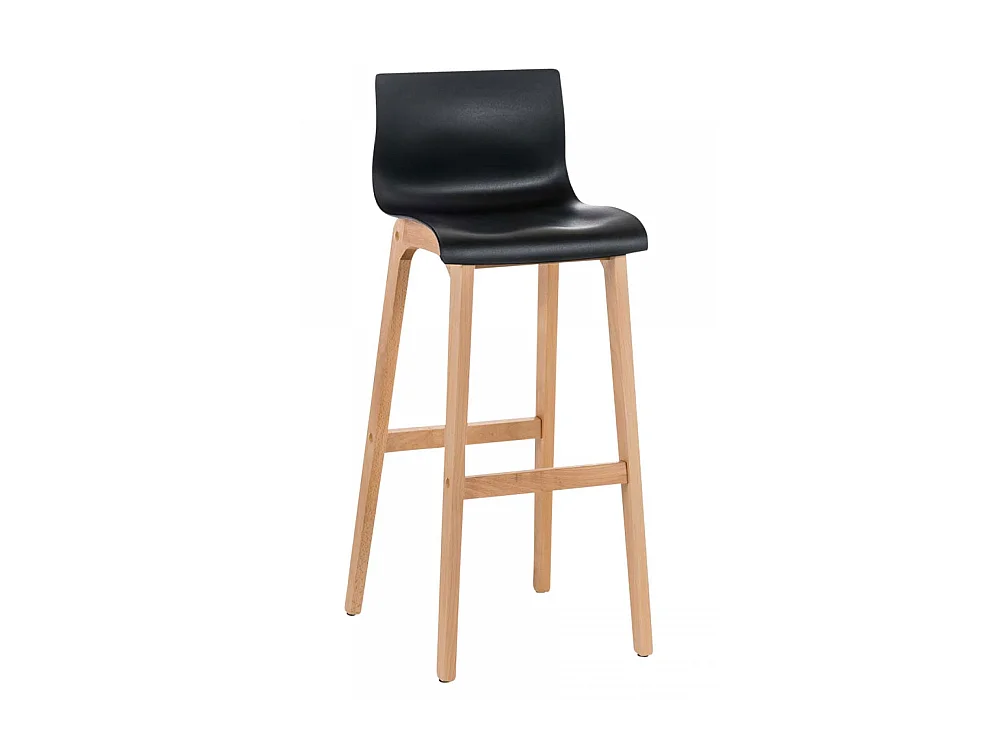 Barhocker - Holz & Holz - schwarz - Hover