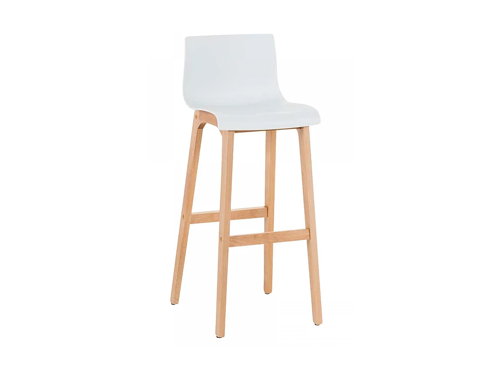 Barhocker - Holz & Holz - weiß - Hover