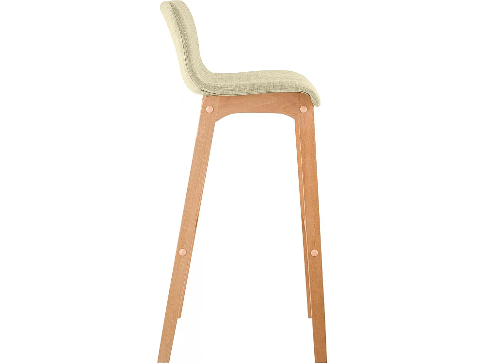 Tabouret de bar - Tissu - Crème - Hoover