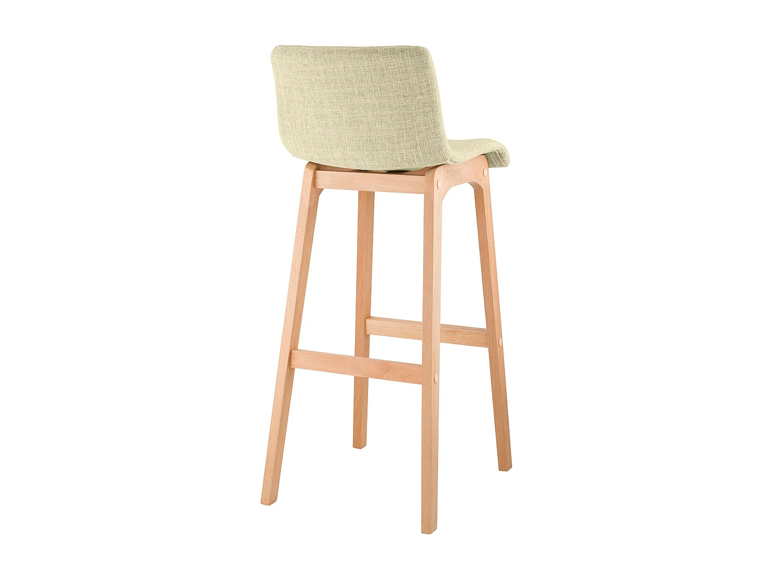 Tabouret de bar - Tissu - Crème - Hoover
