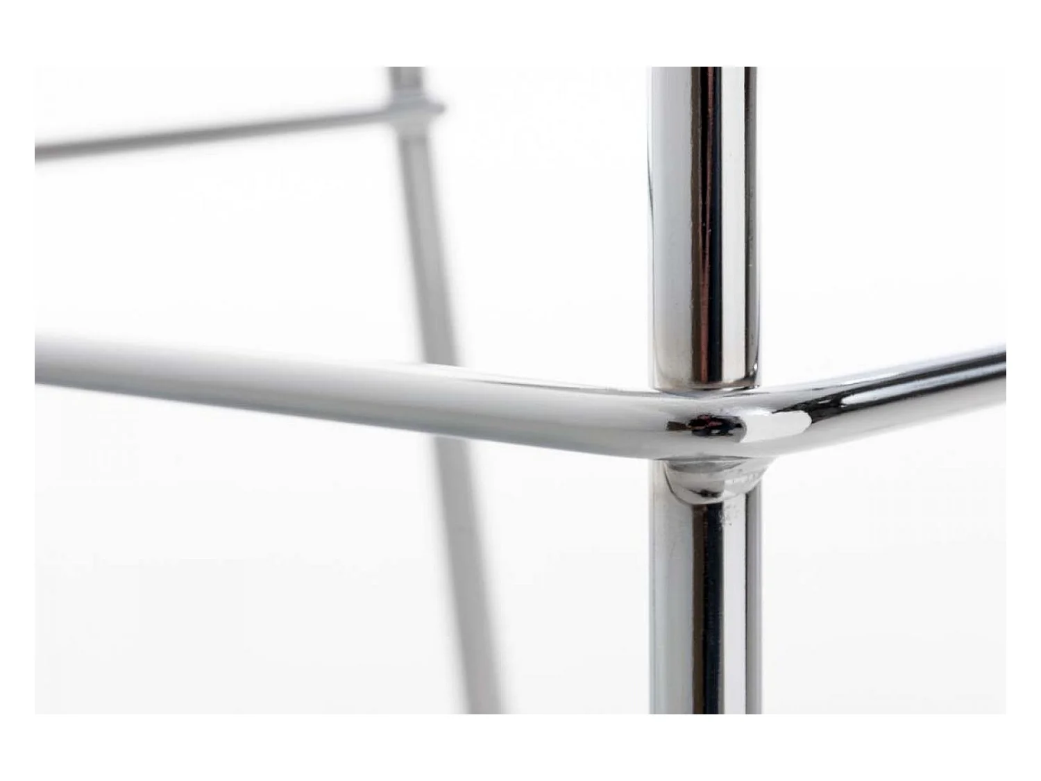 Sgabello da bar - Plastica & cromo - bianco - Hoover