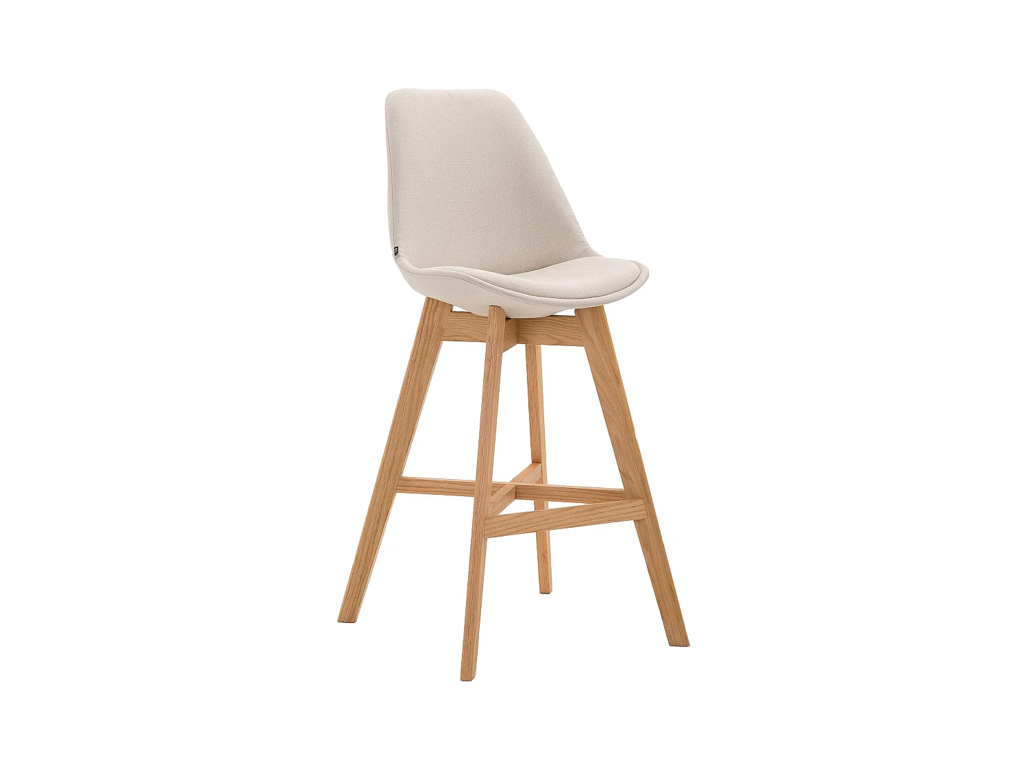 Tabouret de bar - Tissu & Nature - Crème - Cannes