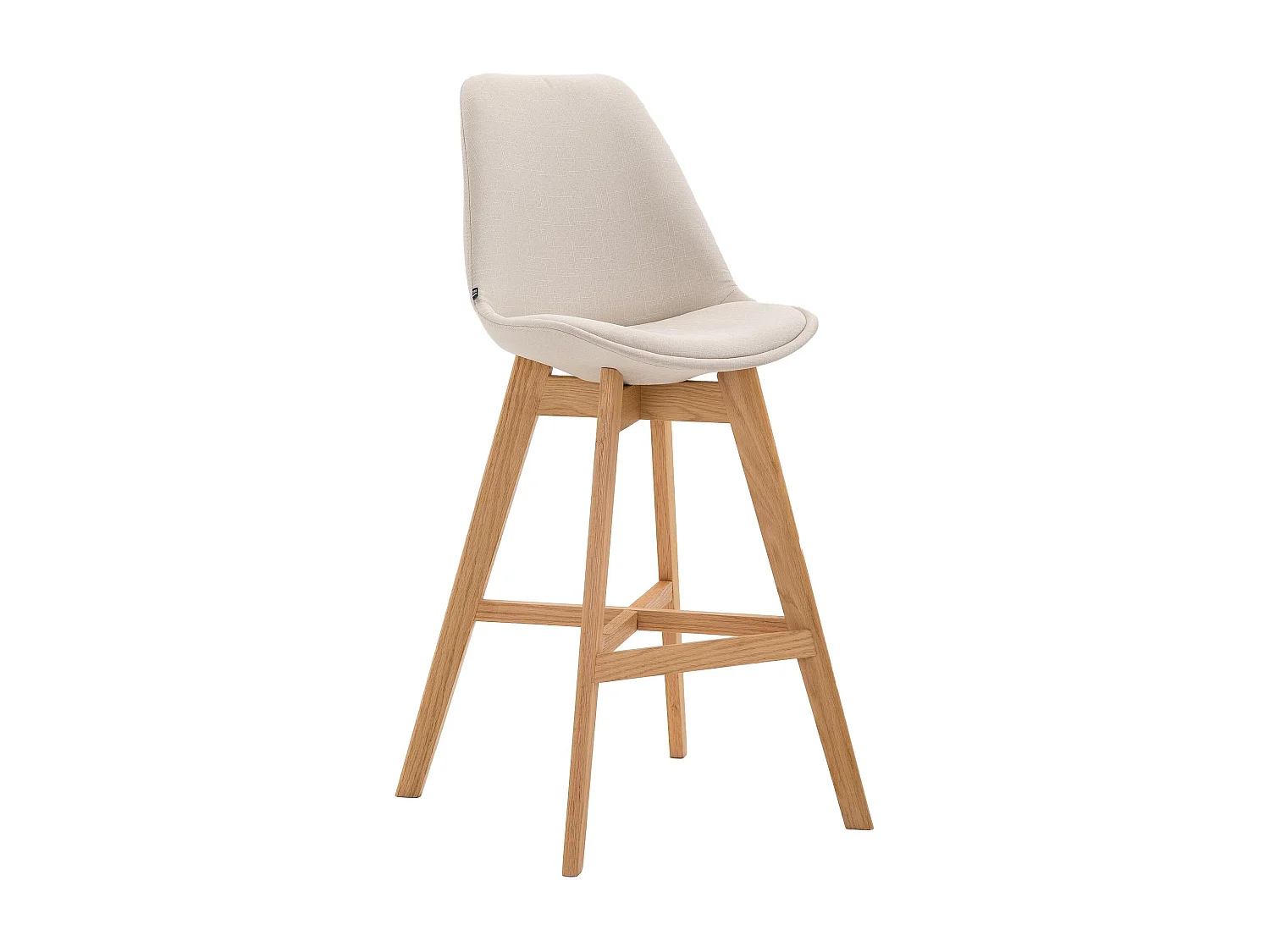 Taburete de bar - Tela &  - Crema - Cannes