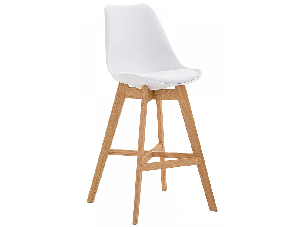 Tabouret de bar - Plastique & Nature - Blanc - Cannes