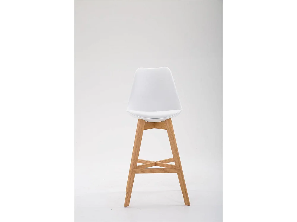 Tabouret de bar - Plastique & Nature - Blanc - Cannes