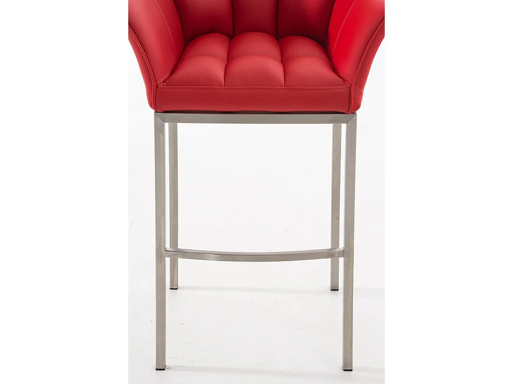 Taburete de bar - Simil cuero &  - Rojo - Damaso